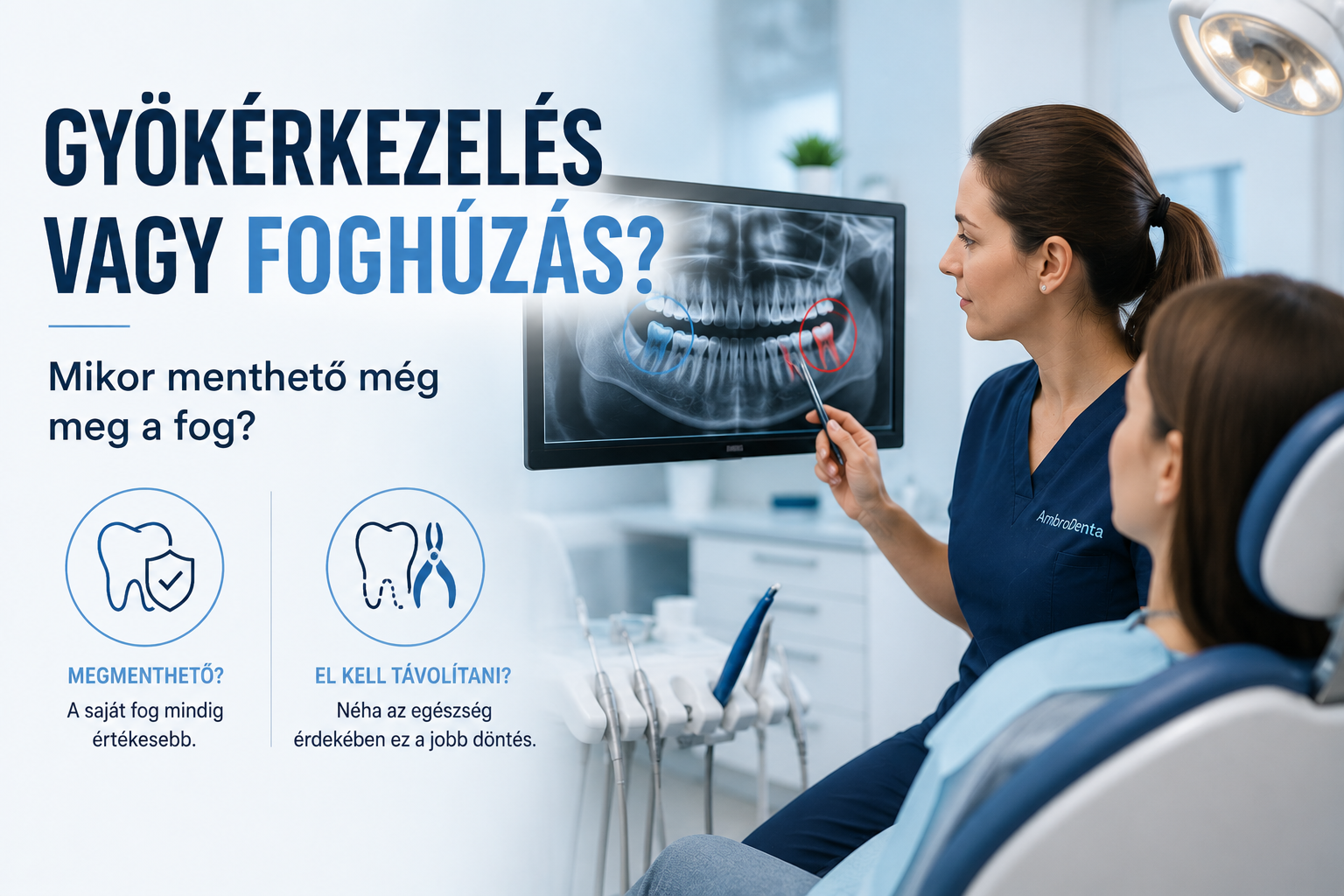Gyökérkezelés vagy foghúzás? Mikor menthető még meg a fog?